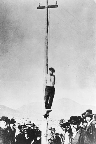 John Heath hanging - Photo: C S Fly - Week 8.