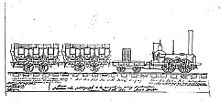 John Bull and train 1831 drawn by Isaac Dripps in 1887 - Week 37