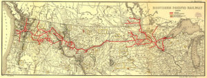 Northern Pacific RR map 1900 - Week 07