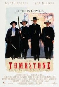 Tombstone Movie poster - Week 52: December 24th thru 31st.