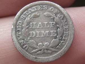 Half Dime seated Liberty 1853 rev - Dictionary