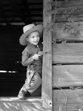 Boy in western outfit - Young Guns
