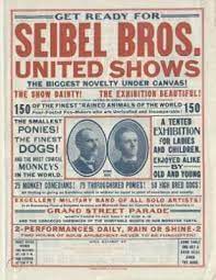 Seibel Brothers show poster - Dictionary